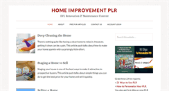 Desktop Screenshot of homeimprovementplr.com